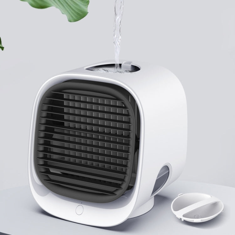 Desktop Cooling Fan USB Portable Office Cold Air Conditioning Fan, Colour: M201 Sky White - Electric Fans by buy2fix | Online Shopping UK | buy2fix