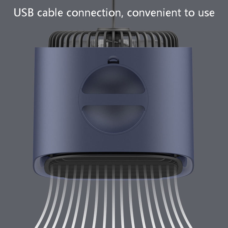 Desktop Cooling Fan USB Portable Office Cold Air Conditioning Fan, Colour: M201 Sky White - Electric Fans by buy2fix | Online Shopping UK | buy2fix