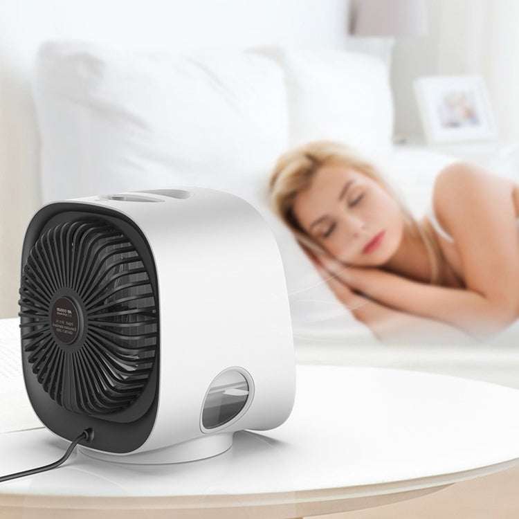 Desktop Cooling Fan USB Portable Office Cold Air Conditioning Fan, Colour: M201 Sky White - Electric Fans by buy2fix | Online Shopping UK | buy2fix