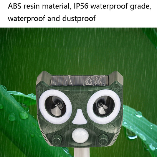 119A Outdoor Solar Ultrasonic Insect Repellent Animal Repellent(Green) by buy2fix