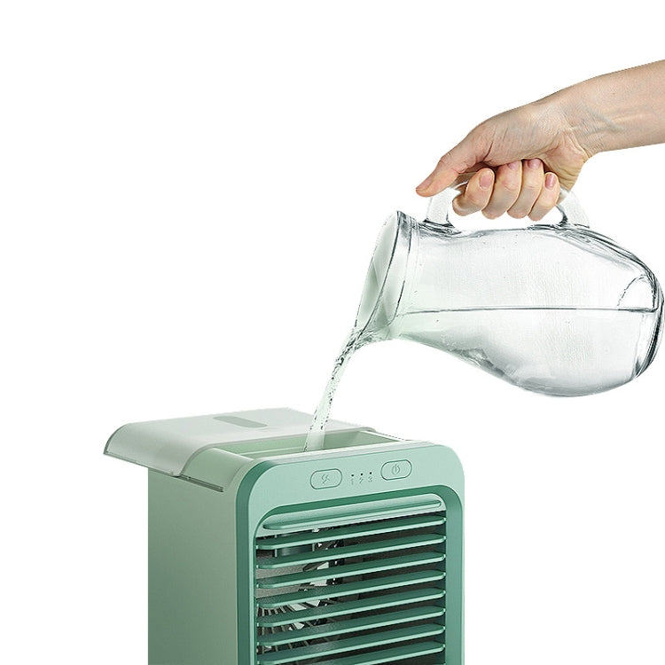 Desktop Humidification Spray USB Water-cooled Fan(Green) - Electric Fans by buy2fix | Online Shopping UK | buy2fix