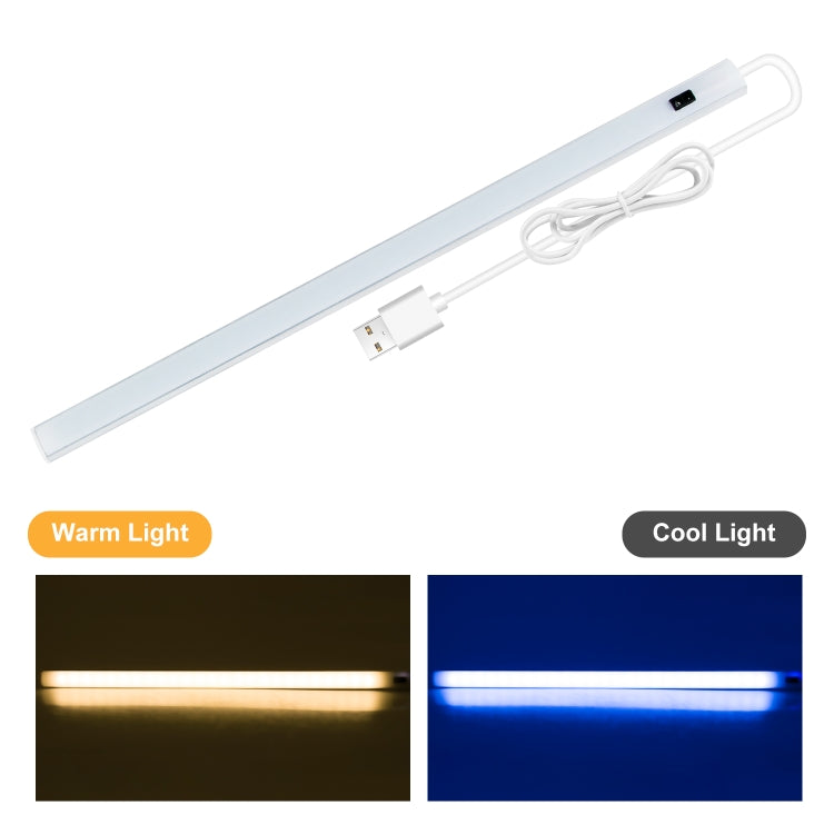 30cm LED Induction Cabinet Lamp USB Smart Sensing Light Strip(Warm White) - Sensor LED Lights by buy2fix | Online Shopping UK | buy2fix