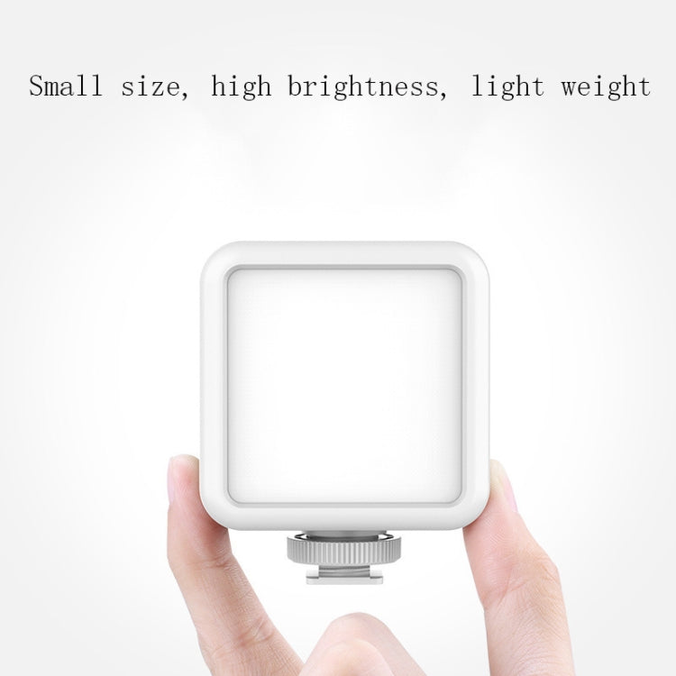 Ulanzi VL49 6W Small LED Video Light 5500K Dimmable Photography Soft Light Vlog Fill Light( White) - by Ulanzi | Online Shopping UK | buy2fix