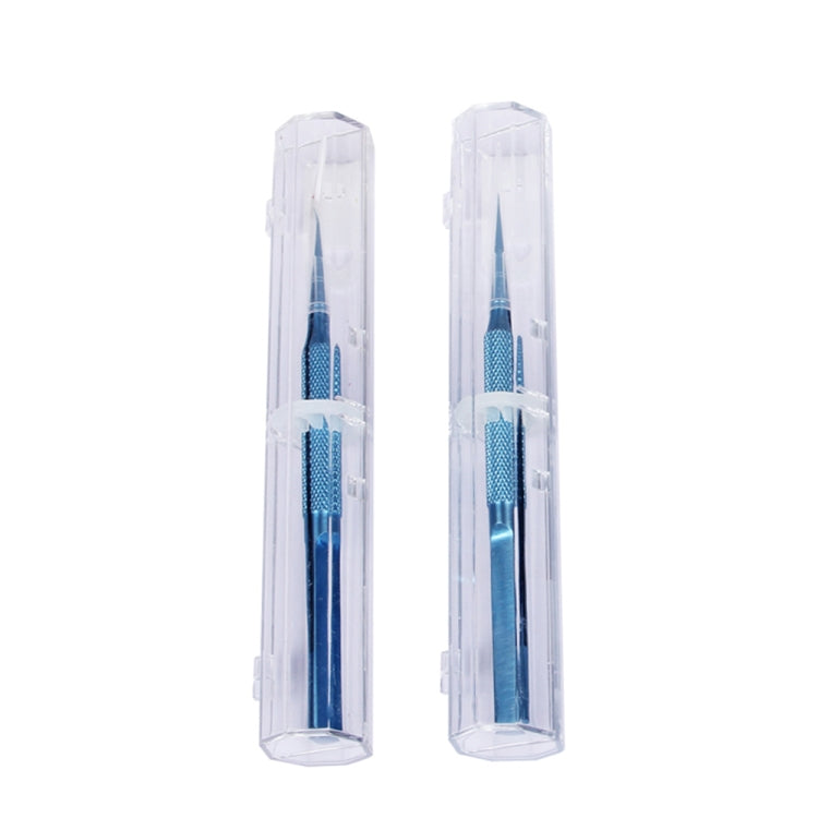 Kaisi Titanium Alloy Tweezers Repair Fingerprint Fly Line Phone Motherboard Precise Antimagnetic Electronics Tweezers(Straight BT-11) by Kaisi