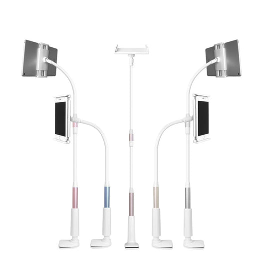 LP-6 Tablet Mobile Phone Lazy Bracket Detachable Bed Bracket, Style: Three-stage (Titanium Gray) by buy2fix