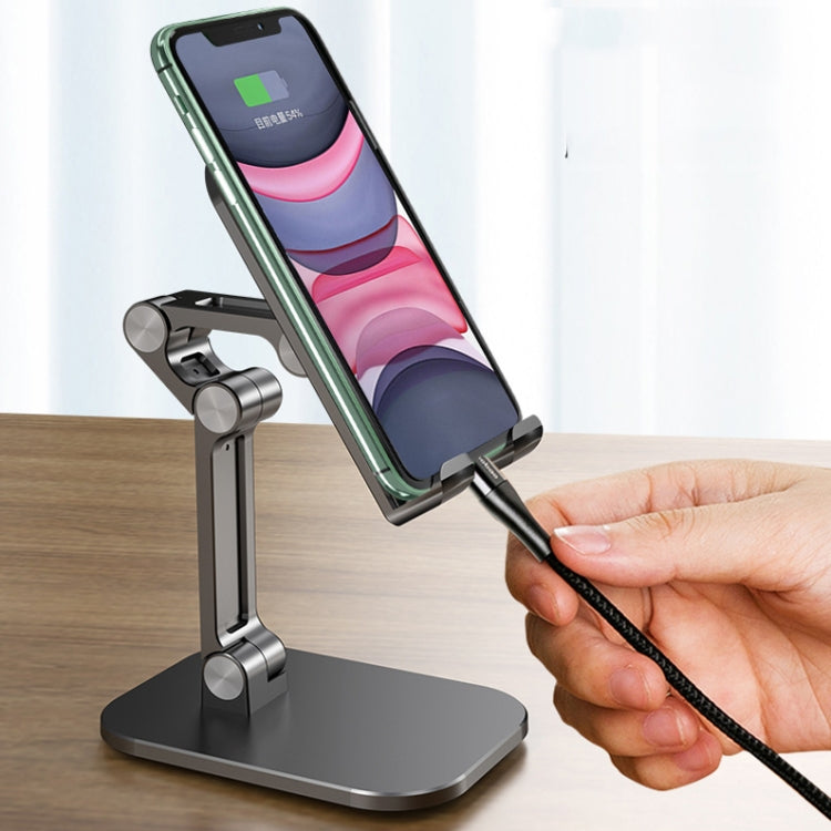 CYX-PH2 Mobile Phone Tablet Desktop Bracket Folding Telescopic Phone Bracket(Green) by buy2fix