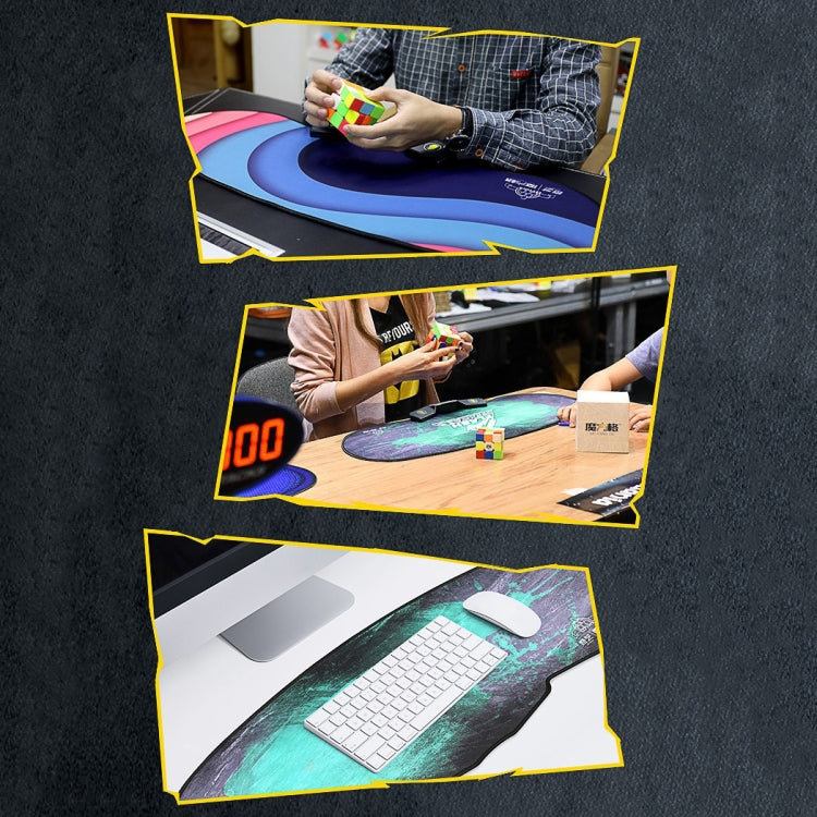 FLASH STAEKING Fast Stacking Cups Magic Cubes Competition Cushion Training Mat(Rainbow Terraces) by buy2fix