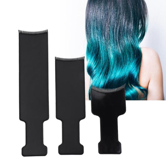3 PCS S920 Highlighting and Coloring Brush Board Hair Care Insert Comb Hairdressing Tool(Large Black) by buy2fix