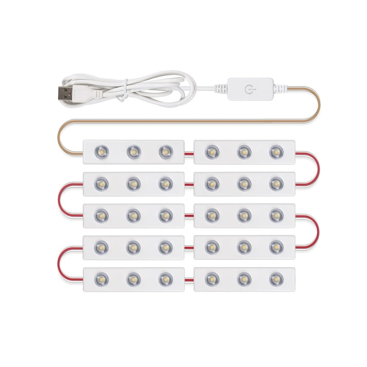 10 in 1 LED Mirror Front Lamp USB Touch Sensor Switch Makeup Live Broadcast Fill Light - Sensor LED Lights by buy2fix | Online Shopping UK | buy2fix