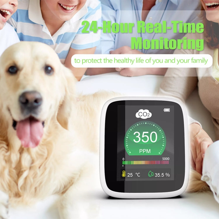 DM1308 CO2 Monitor Tester Indoor Air Quality 400-5000ppm Digital Carbon Dioxide Temperature Humidity NDIR Sensor - Air & Water Quality Tester by buy2fix | Online Shopping UK | buy2fix