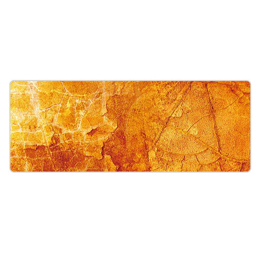 300x800x5mm Marbling Wear-Resistant Rubber Mouse Pad(Yellow Marble) by buy2fix