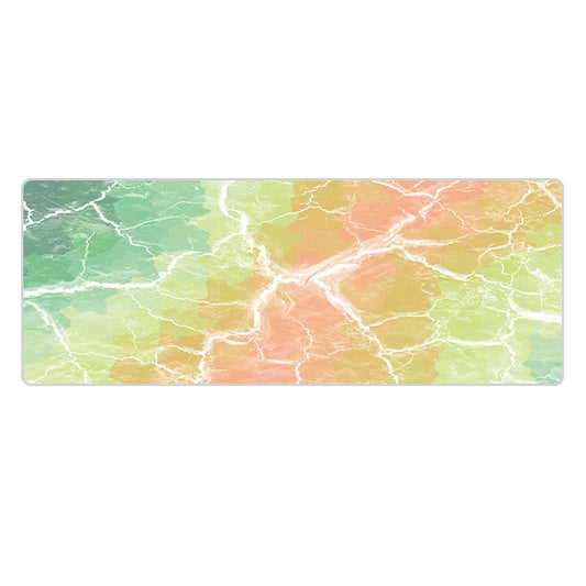 300x800x5mm Marbling Wear-Resistant Rubber Mouse Pad(Rainbow Marble) by buy2fix