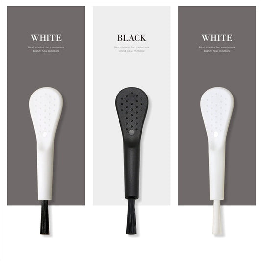 100 PCS ZX-008 Plastic Mini Brush Mobile Phone Screen Mosquito Killer Lamp Humidifier Keyboard Cleaning Brush(White Handle White Hair) by buy2fix