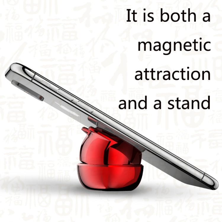 Multifunctional Magnetic Sticking Type Mobile Phone Car Holder(Black) by buy2fix