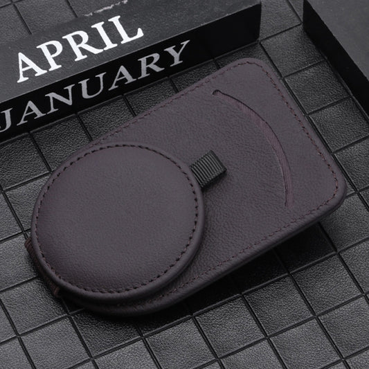 538 Car Glasses Clip Car Sun Visor Card Storage Clip(Brown) by buy2fix