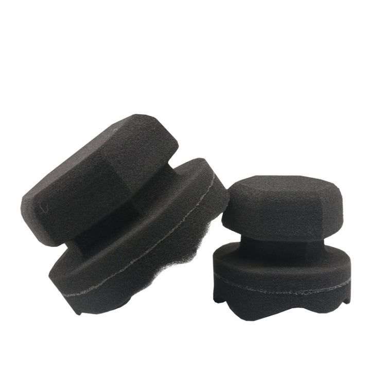Hand-Grabbing Waves High Density Car Tire Wax Sponge Leather Wax Sponge, Specification: Large - Car Washer & Accessories by buy2fix | Online Shopping UK | buy2fix