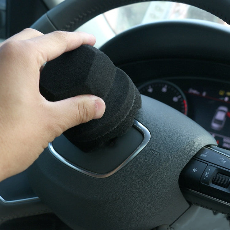 Hand-Grabbing Waves High Density Car Tire Wax Sponge Leather Wax Sponge, Specification: Large - Car Washer & Accessories by buy2fix | Online Shopping UK | buy2fix