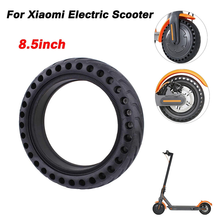 8.5 Inch Electric Scooter Honeycomb Anti-Explosive Tire Resistant Rubber Tire For Xiaomi Mijia M365 / M365 Pro(Black) - Accessories & Parts by buy2fix | Online Shopping UK | buy2fix