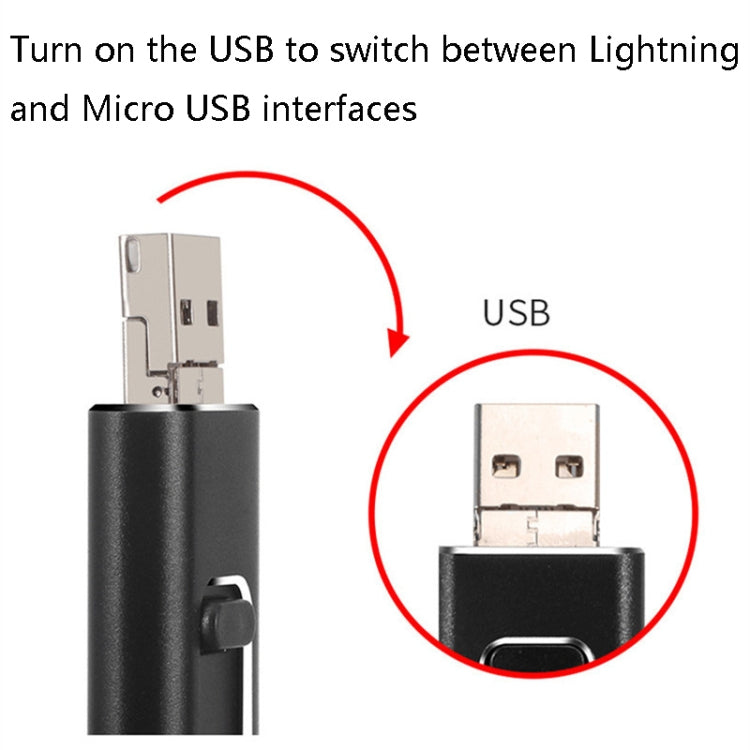 32GB SH02 USB 3.0 + 8 Pin + Mirco USB + Type-C 4 In 1 Mobile Computer U-Disk With OTG Function(Rose Gold) - U Disk & Card Reader by buy2fix | Online Shopping UK | buy2fix
