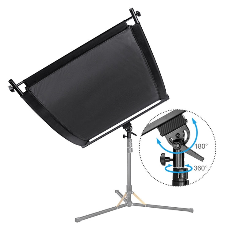 FOMITO U-Shaped Curved Photo Studio Reflector Board 4 In 1 Gold Silver White Black Reflective Board - Camera Accessories by buy2fix | Online Shopping UK | buy2fix