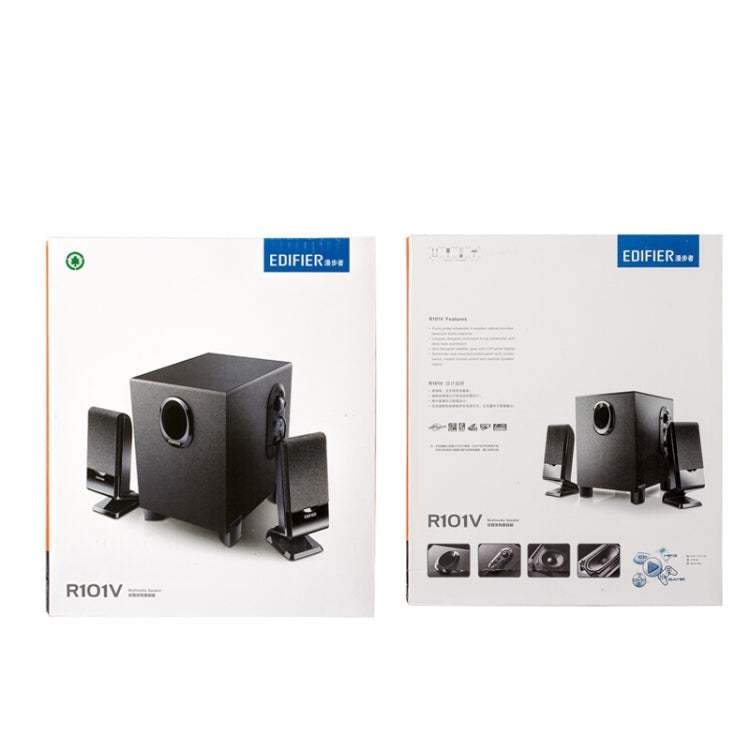 EDIFIER R101V Laptop Audio Home Mini Subwoofer, US Plug(Black) - by Edifier | Online Shopping UK | buy2fix