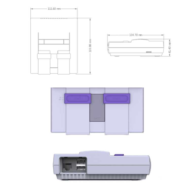 Retroflag Game Console Box For Raspberry Pi(SuperPi-Case-U) by Retroflag