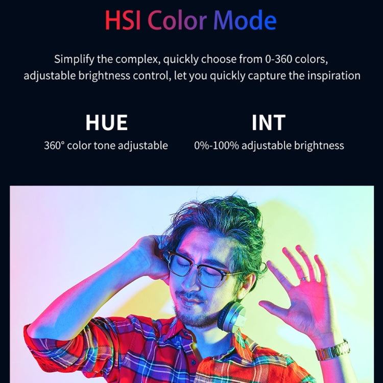 Ulanzi VIJIM VL196 Pocket Portable Full Color RGB Fill Light Hand-Held Photography Live Light - by Ulanzi | Online Shopping UK | buy2fix