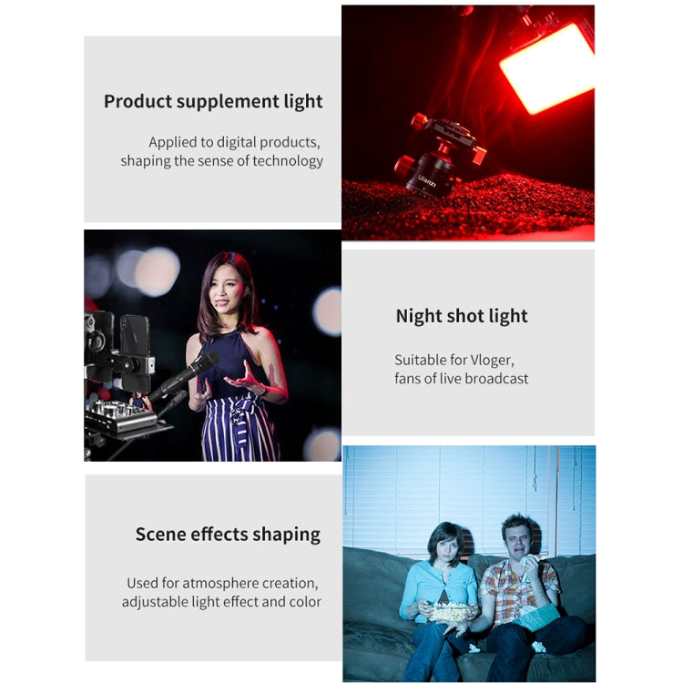 Ulanzi VIJIM VL196 Pocket Portable Full Color RGB Fill Light Hand-Held Photography Live Light - by Ulanzi | Online Shopping UK | buy2fix