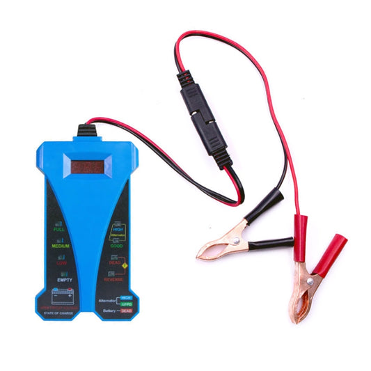 12V Three-In-One Battery Tester Digital Display Tester (Blue) - Electronic Test by buy2fix | Online Shopping UK | buy2fix