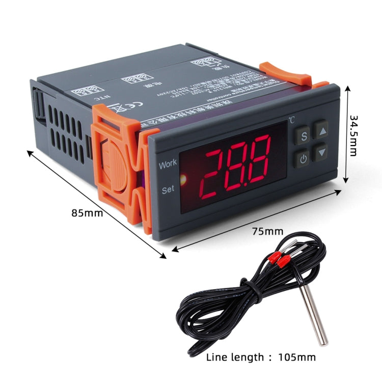 MH-1210W Digital LCD Temperature Controller Thermocouple Thermostat Regulator with Sensor Termometer, Temperature Range: -50 to 110 Degrees Celsius - Thermostat & Thermometer by buy2fix | Online Shopping UK | buy2fix