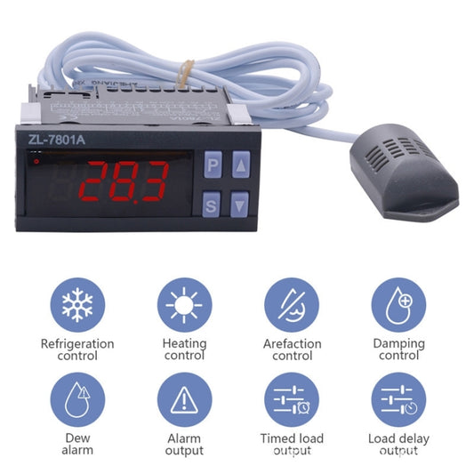 ZL-7801A Dual Output Intelligent Temperature And Humidity Conductor Automatic Temperature Conductor - Thermostat & Thermometer by buy2fix | Online Shopping UK | buy2fix