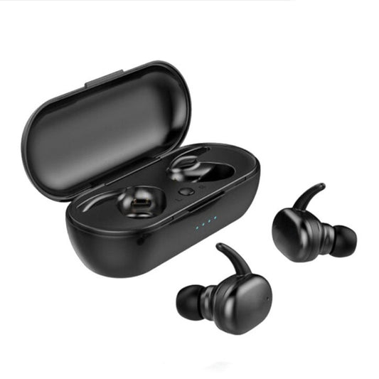 Y30 Wireless Bluetooth Headset 5.0 In-Ear Mini Earphone, Colour: Black by buy2fix