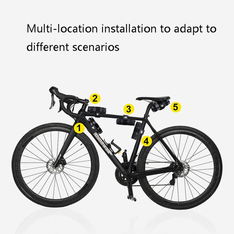 Rhinowalk RK5100 Bicycle Tools Storage Bag Mountain Bike Saddle Bag(Gray) by Rhinowalk