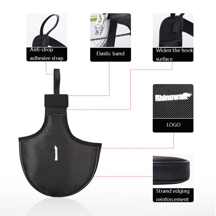 Rhuinowalk RM264 Bike Crankset Protective Mountain Bike Crankset Anti-Scratch Sleeve(Black) by Rhuinowalk