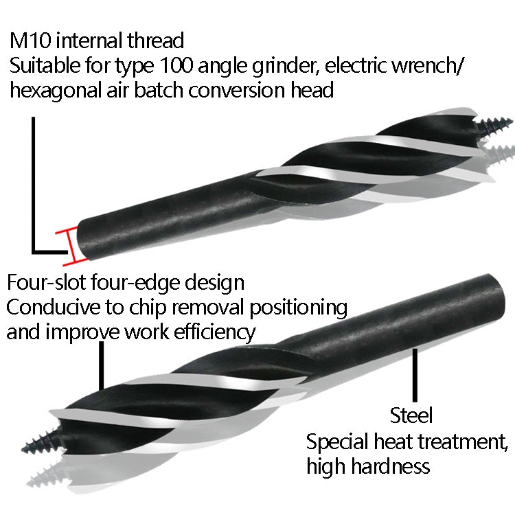 Electric Wrench Hole Opener Woodman Door Lock Rhinestone Drill Template Rejection Drill Bit, Model: 18mm - Drill & Drill Bits by buy2fix | Online Shopping UK | buy2fix