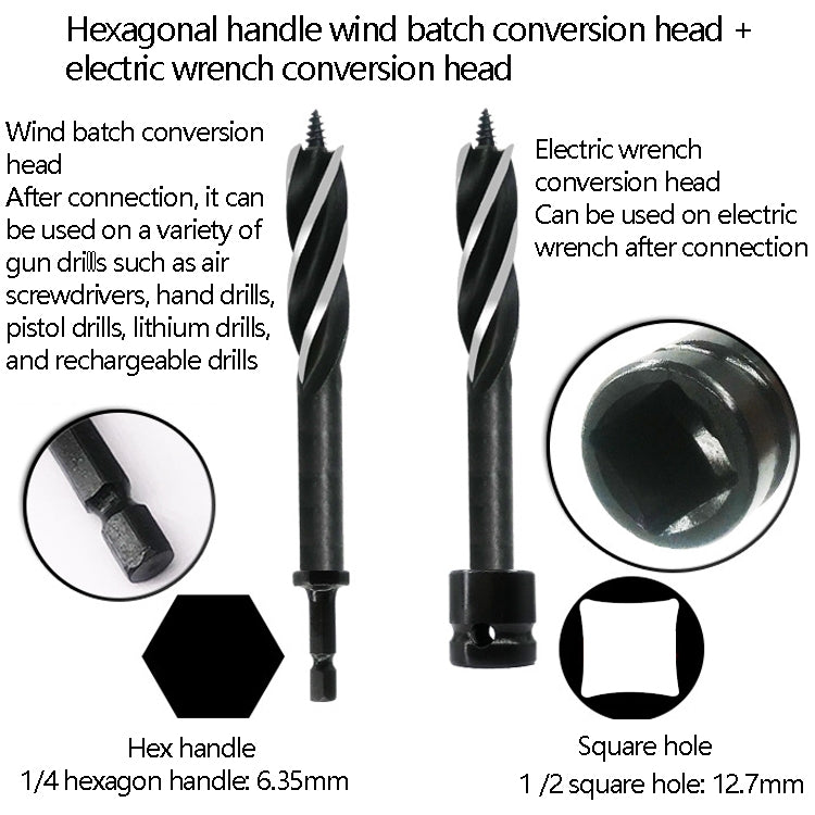 Electric Wrench Hole Opener Woodman Door Lock Rhinestone Drill Template Rejection Drill Bit, Model: 20mm - Drill & Drill Bits by buy2fix | Online Shopping UK | buy2fix