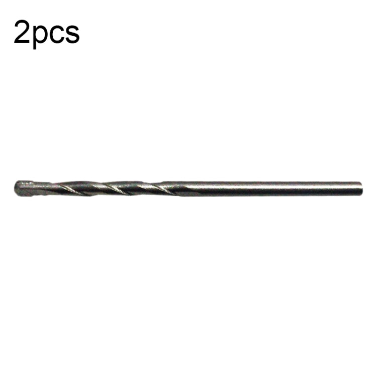 2pcs Hand Electric Drill Shock Drill Wall Mix Soil Cement Wall Construction Drill Bit, Model: 4x76mm Round Handle - Drill & Drill Bits by buy2fix | Online Shopping UK | buy2fix