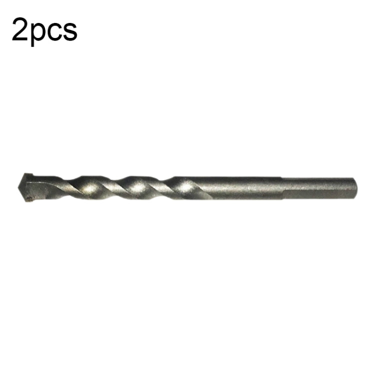 2pcs Hand Electric Drill Shock Drill Wall Mix Soil Cement Wall Construction Drill Bit, Model: 12x115mm Triangle Handle - Drill & Drill Bits by buy2fix | Online Shopping UK | buy2fix