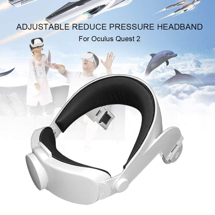 VR Comfortable Do Not Press Your Face Headset Ergonomic VR Headset For Oculus Quest2 - VR Accessories by buy2fix | Online Shopping UK | buy2fix
