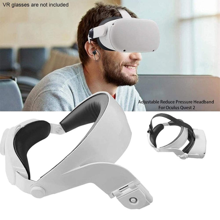 VR Comfortable Do Not Press Your Face Headset Ergonomic VR Headset For Oculus Quest2 - VR Accessories by buy2fix | Online Shopping UK | buy2fix