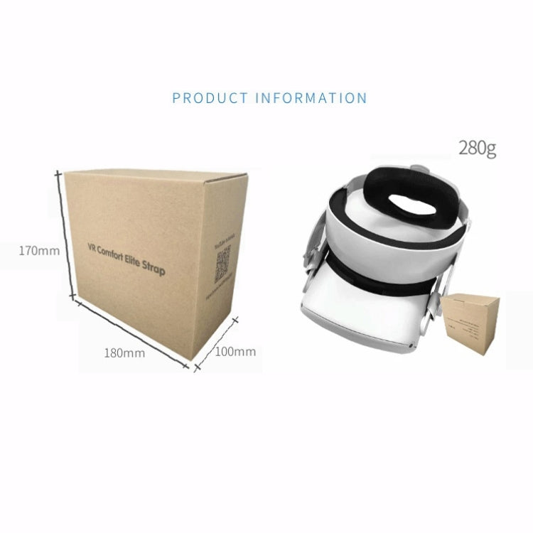 Comfortable Ergonomic VR Headset For Oculus Quest2 - VR Accessories by buy2fix | Online Shopping UK | buy2fix