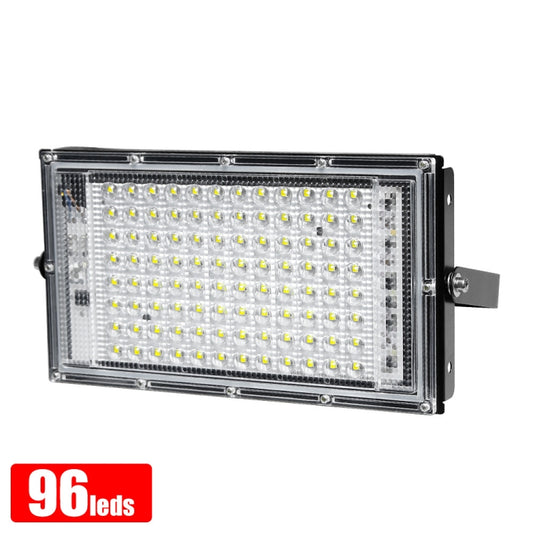 Waterproof LED Flood Light Outdoor Garden Light Construction Site Lighting Project Light, Specs: 100W 96 Beads (Cool White) by buy2fix
