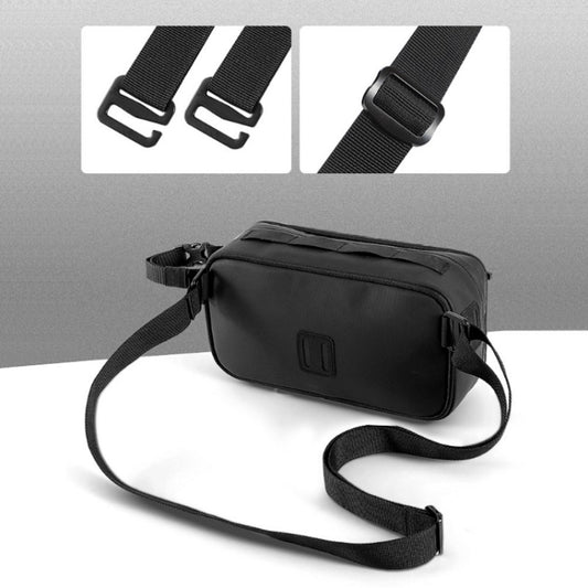 WEST BIKING 3L Bicycle Front Beam/Saddle Tail Bag Riding Diagonal Belt Bag(Black) by WEST BIKING