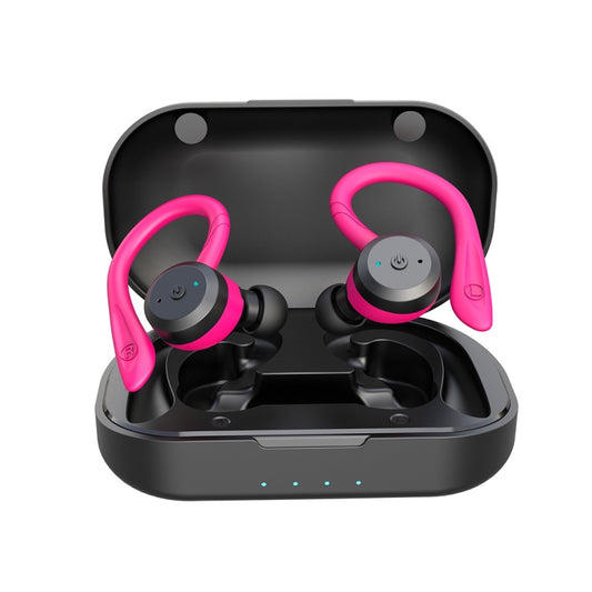 BE1032 Ear-mounted Waterproof Sports TWS Wireless Bluetooth Earphone(Rose Red) by buy2fix