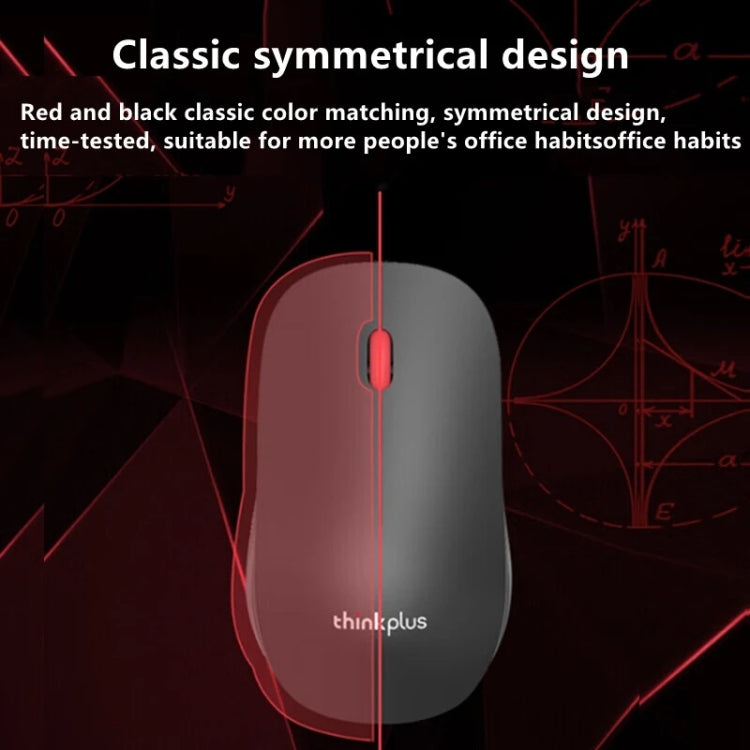 Lenovo Thinkplus M80 Office Lightweight Ergonomic Laptop Mouse, Specification: Wired by Lenovo