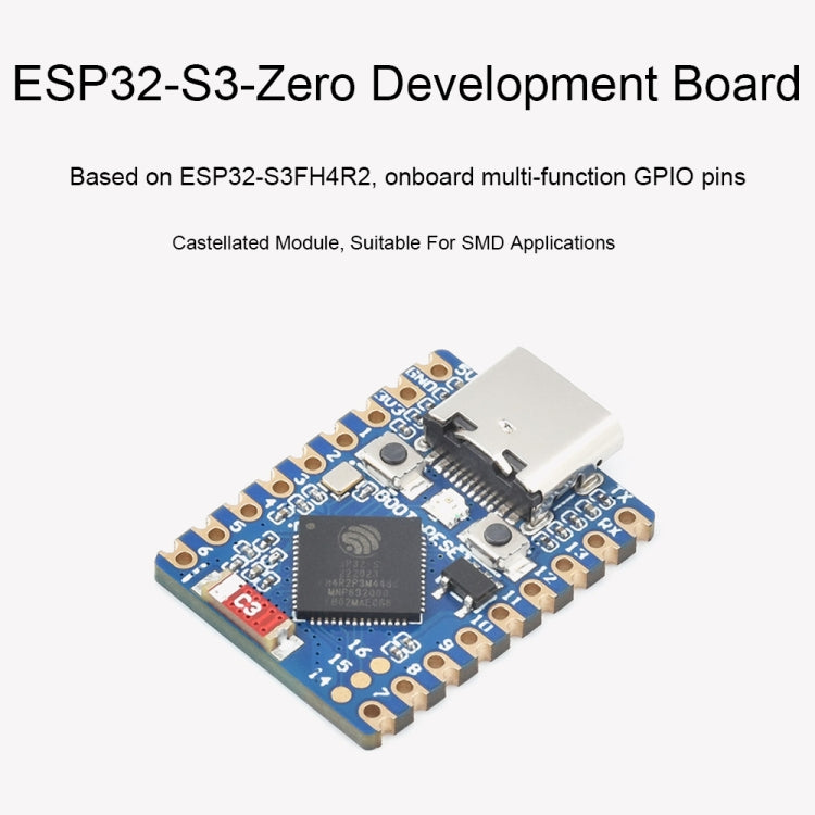 Waveshare ESP32-S3 Mini Development Board, Based On ESP32-S3FH4R2 Dual-Core Processor with Header - Boards & Shields by Waveshare | Online Shopping UK | buy2fix