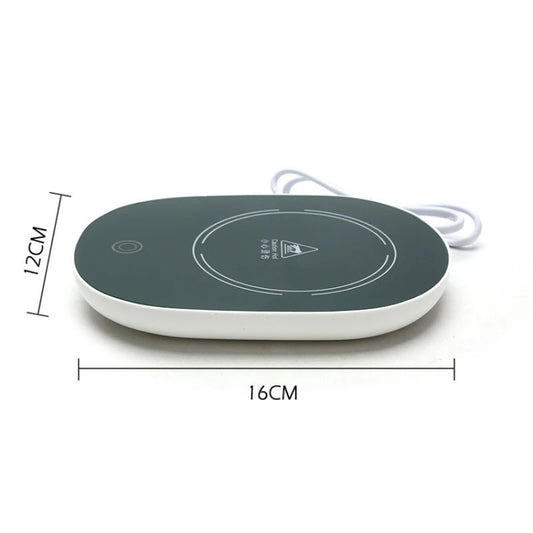 Constant Temperature Heating Smart Ceramic Coffee Cup Set, Style: USB Plug(Red+Gift Box) by buy2fix