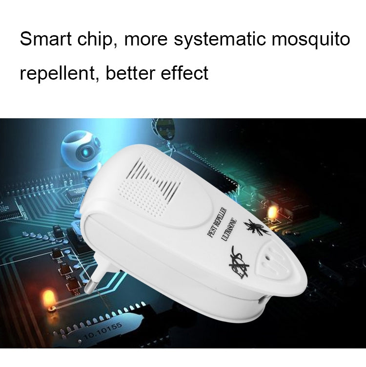 LI-3110 Ultrasonic Electronic Rat Repeller Household Smart Insect Repellent, Style: UK Plug(Black) - Repellents by buy2fix | Online Shopping UK | buy2fix