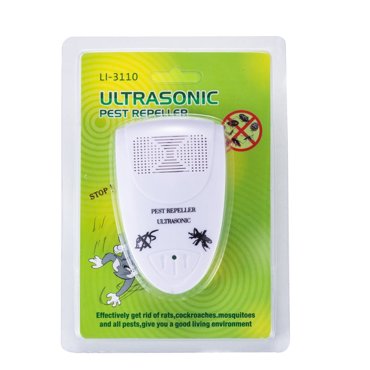LI-3110 Ultrasonic Electronic Rat Repeller Household Smart Insect Repellent, Style: UK Plug(Black) - Repellents by buy2fix | Online Shopping UK | buy2fix