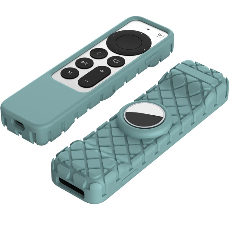 2 PCS Remote Control All-Inclusive Protective Cover, Applicable Model: For Apple TV 4K(Black) - Remote Control Covers by buy2fix | Online Shopping UK | buy2fix